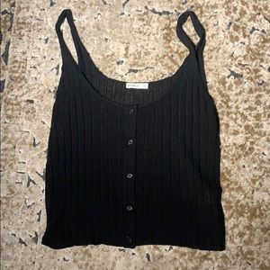 black sheer tank top